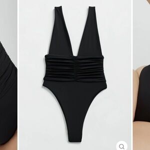 RIOT SWIM ECHO ONE PIECE - BLACK SIZE SMALL S